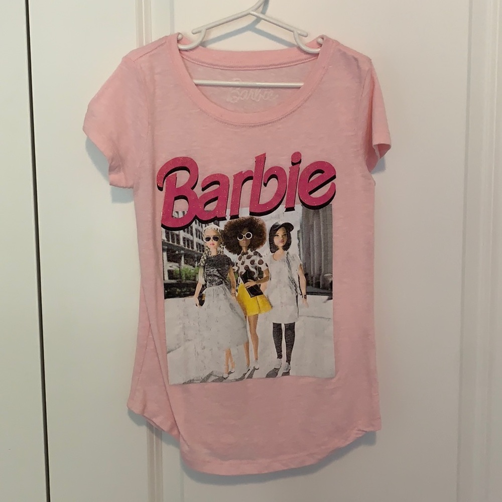Kids Barbie Shirt (Size Medium 7-8)